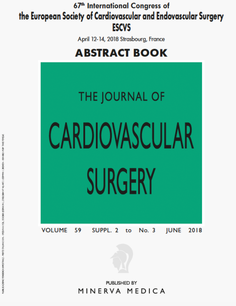 THE JOURNAL OF
CARDIOVASCULAR SURGERY
Bimonthly journal of pathophysiology and therapy of surgical diseases of the chest and heart, the blood vessels and cardiorespiratory system